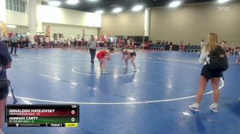 120 lbs Round 1 (8 Team) - Annaleigh Matejovsky, Team Montana Gold vs Hannah Carty, NC Golden Girls