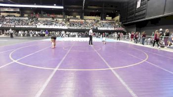 145 lbs Champ. Round 1 - Morgan Halls, Valley Center HS vs Olivia Stevens, Tecumseh-Shawnee Heights HS