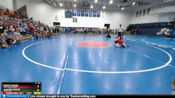 90 lbs Quarterfinal - Dawson Hagan, Wheatland vs Wyatt Mason, Sage Valley Jr High