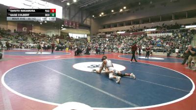 4A 113 lbs 3rd Place Match - Takuto Nakamura, Pulaski Academy vs Gage Colbert, Shiloh Christian