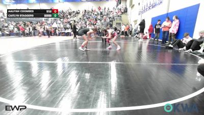 105-115 lbs Rr Rnd 5 - Aaliyah Coombes, Wyandotte Youth Wrestling vs Caitlyn Staggers, Skiatook Youth Wrestling