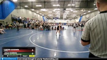 135 lbs Cons. Semi - Jonah Barron, Riverton Wolf Pack Wrestling vs Carter Goodwin, Empire