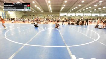 100 lbs Round Of 32 - Carter Datz, All-American Wrestling Club Red vs Nico Bresadola, Brawler Elite
