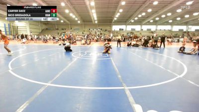 100 lbs Round Of 32 - Carter Datz, All-American Wrestling Club Red vs Nico Bresadola, Brawler Elite