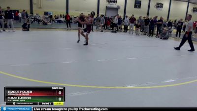 133 lbs Cons. Semi - Chase Hanson, Southwest State vs Teague Holzer, Wisconsin-La Crosse