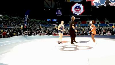 140 lbs Semis - Ki'Morah Cathey, Oklahoma vs Paisley Morrison, Oregon