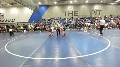125 lbs Cons. Semi - Max Wiggill, Syracuse vs Ty Cole, Sanderson Wrestling Academy