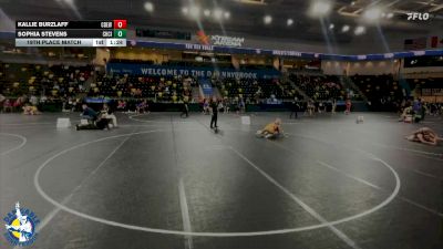 130 lbs 19th Place Match - Sophia Stevens, Charles City vs Kallie Burzlaff, Central DeWitt