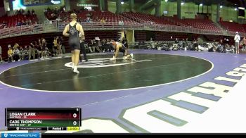 165 lbs Round 4 (6 Team) - Cade Thompson, Gretna East vs Logan Clark, Hastings