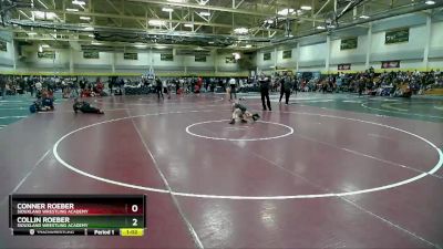 65 lbs 7th Place Match - Collin Roeber, Siouxland Wrestling Academy vs Conner Roeber, Siouxland Wrestling Academy