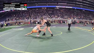 D4-165 lbs Cons. Round 2 - Devon Brigman, Hudson vs Randy Loewen, Otisville LakeVille Memorial