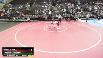 101 lbs Champ. Round 2 - Harrison Alderman, Olympus High School vs Brady Kuehn, Grantsville High School