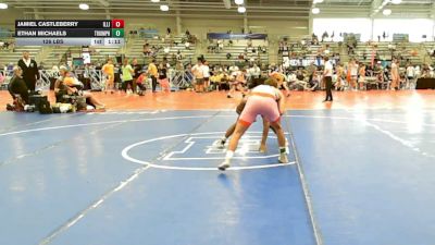 126 lbs Rr Rnd 3 - Jamiel Castleberry, Illinois Menace - HSB vs Ethan Michaels, Triumph Blue - HSB