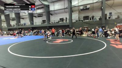 Junior Girls FS - 135 lbs Semis - Madison Watts, WA vs Lilyana Lamothe, WA