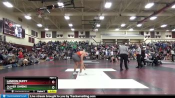 195 lbs Cons. Round 2 - Oliver Owens, Solon vs Landon Duffy, Independence