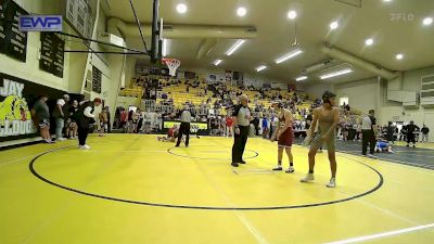 119 lbs Quarterfinal - Slayde Huggins, Wagoner vs Anthony Santana, Tahlequah Wrestling Club