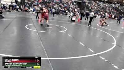 174 lbs Champ. Round 1 - Tanner Baumgartner, Colorado Mesa University vs Ethan DeLeon, Nebraska