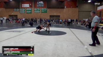 125 lbs Cons. Round 1 - Andres Cervantes, Cuesta College vs Danny Arellano, Sierra College