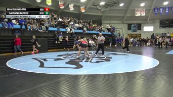 190 lbs Cons. Round 3 - Mya Ellsworth, Union Community vs Kaitlynn Dickes, BCLUW-SH