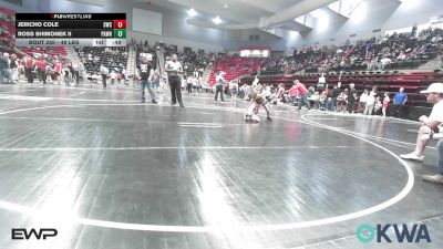 49 lbs Consolation - Jericho Cole, Salina Wrestling Club vs Ross Shimonek II, Pawhuska Elks Takedown
