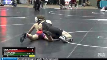 AA 120 lbs Champ. Round 1 - Wyatt James, Bradley Central vs Jack Anderson, Bartlett