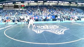 Girls-110 lbs 3rd Place Match - Aubrey Bowman, Davison (Girls) vs Gianna Hoskins, Yale (Girls)