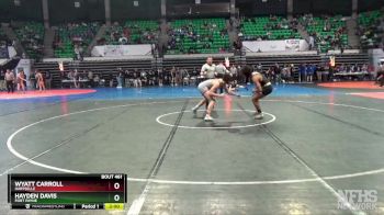 6A 157 lbs Quarterfinal - HAYDEN DAVIS, Fort Payne vs Wyatt Carroll, Hartselle