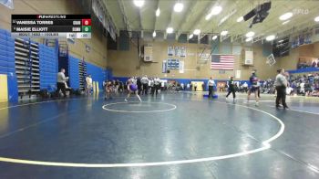 100lbs Cons. Round 9 - Vanessa Torres, Granger (Girls) vs Maisie Elliott, Sumner (Girls)