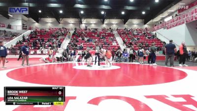 190 lbs Cons. Round 4 - Brook West, COMANCHE vs Lea Salazar, Amarillo Caprock