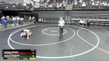 147 lbs Champ. Round 2 - Jaxton Danner, Cottonwood vs Nicolas Pelekais, Herriman High School