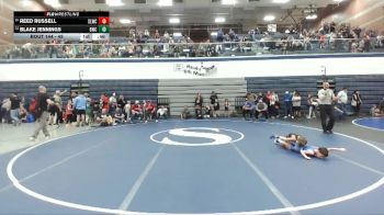 49 lbs Cons. Round 4 - Blake Jennings, Buzzsaw Wrestling Club vs Reed Russell, Sandpoint Legacy Wrestling Club