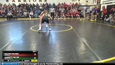 152 lbs Quarterfinal - Garrett Miller, Wapsie Valley vs Holten Palmer, Waukon