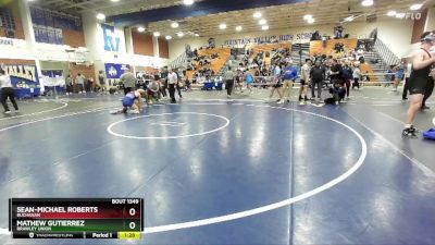 190 lbs Semifinal - Sean-Michael Roberts, Buchanan vs Mathew Gutierrez, Brawley Union