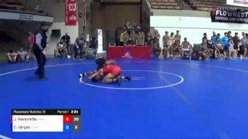 120 lbs Placement Matches (16 Team) - Jeo Navarrette, NAWA vs Christian Vargas, KCWA