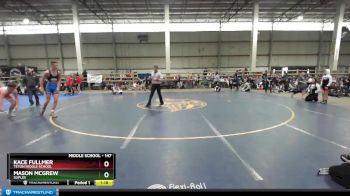 147 lbs Champ. Round 2 - Kace Fullmer, Teton Middle School vs Mason McGrew, Suples
