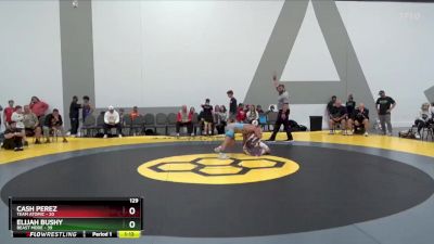 129 lbs Round 3 (6 Team) - Cash Perez, Team Atomic vs Elijah Bushy, Beast Mode