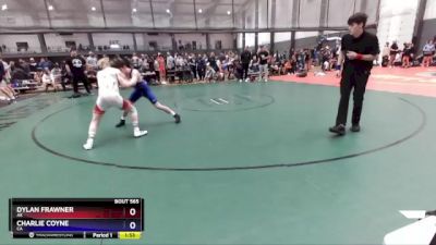 113 lbs Cons. Round 1 - Dylan Frawner, AK vs Charlie Coyne, CA