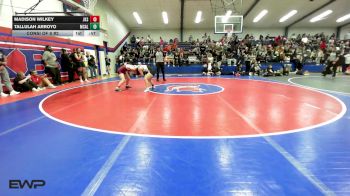 135 lbs Consi Of 8 #2 - Madison Wilkey, Jenks vs Tallulah Arroyo, Mcalester HS