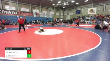 120 lbs Round Of 16 - Octavio Negrete, Elk Grove Senior vs Silas Varner, Bakersfield
