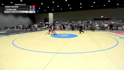 138 lbs Cons. Round 3 - Caddo Gilmore, AR vs Ryker Lund, TX