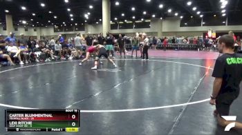 144 lbs Round 5 (6 Team) - Carter Blummenthal, Techfall Black vs Lexi Ritchie, Gulf Coast WC