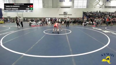 107 lbs Cons. Semi - Shea Ellsworth, Star Wrestling vs Violet Herman, Fairport Jr. Red Raiders Wrestling