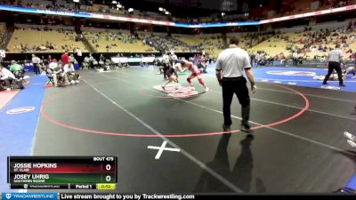 135 Class 1 lbs Cons. Round 2 - Jossie Hopkins, St. Clair vs Josey Uhrig, Southern Boone