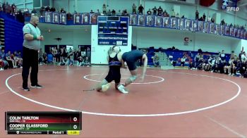 120 lbs Quarters & Wb (16 Team) - Cooper Glassford, Jay County vs Colin Tarlton, Oak Hill