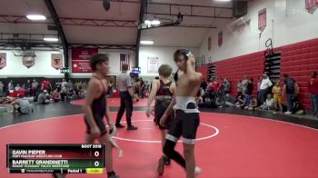 Quarterfinal - Barrett Grandinetti, Mount Pleasant Youth Wrestling vs Gavin Pieper, Fort Madison Wrestling Club