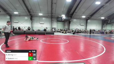 100 lbs Semifinal - Adam String, South Forsyth WAR Wrestling Club vs Pace Godwin, Dragons Junior Wrestling Club