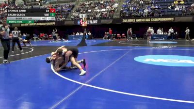 149 lbs Prelim - Chance Babb, Alvernia vs Caleb Olson, Wartburg