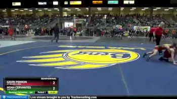 84 lbs Quarterfinal - Gavin Perron, St Helens Lions vs Noah Cervantes, The Dalles