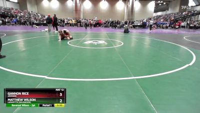 138B Cons. Semi - Matthew Wilson, Lafayette (Wildwood) vs Gannon Rice, Jackson