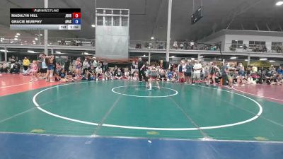 122 lbs Rr Rnd 7 - Madalyn Hill, Journeymen Wrestling - Girls vs Gracie Murphy, Apache - Girls